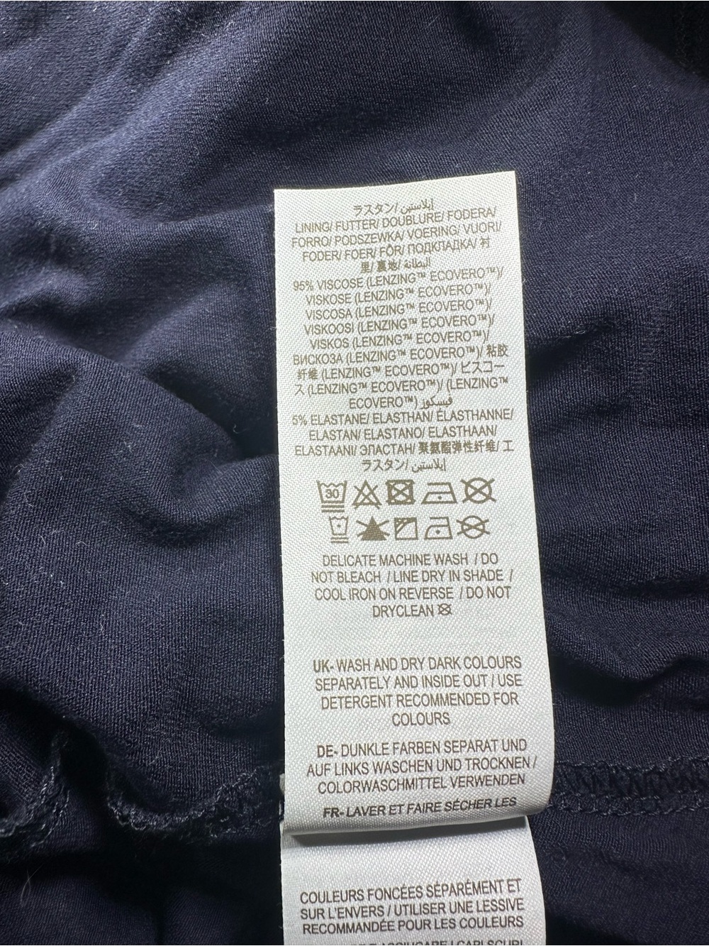 Boden Navy Short-Sleeve V-Neck Maxi Dress women’s size 4 stretch fabric. #cbk - Picture 9 of 9
